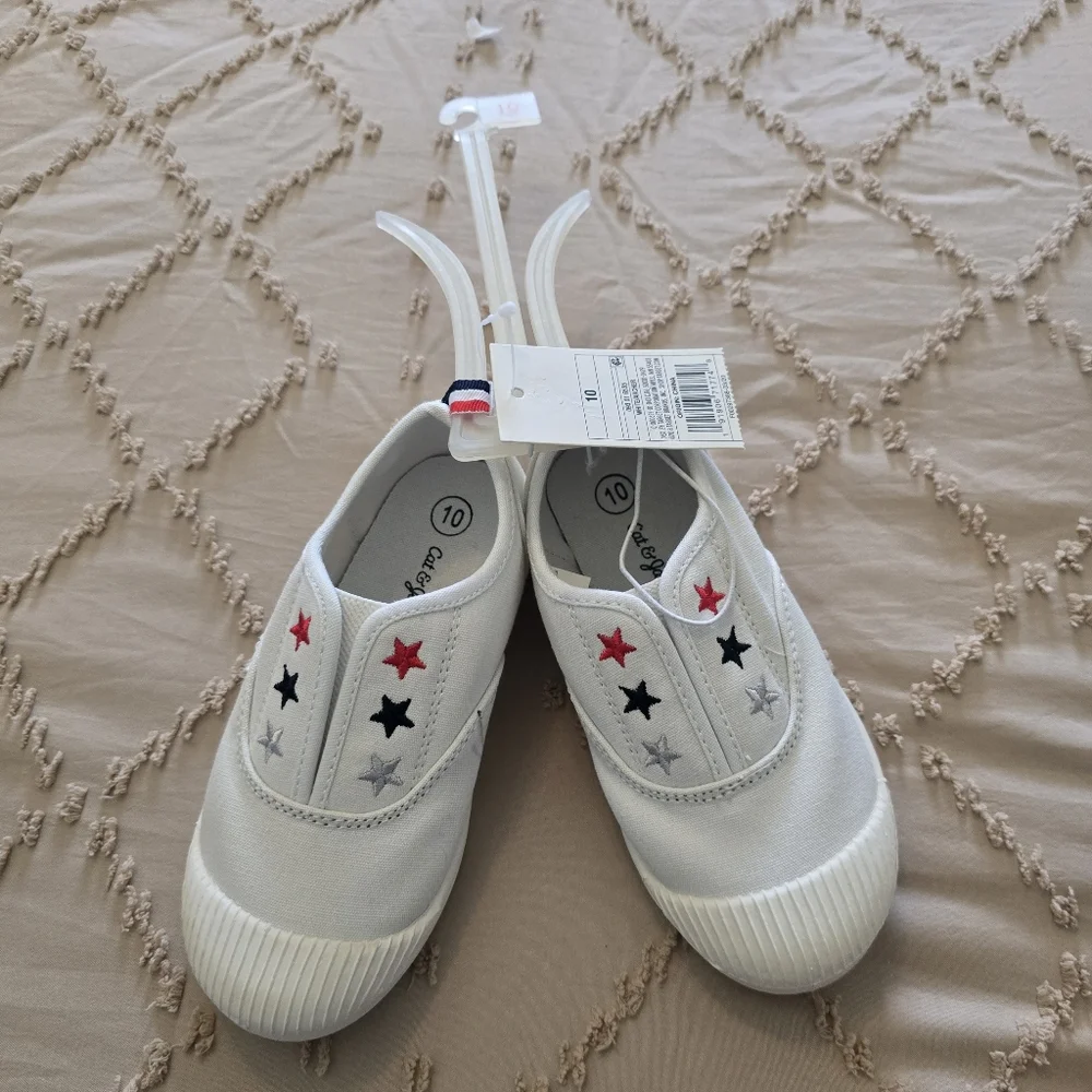 Cat and Jack girls Toddler shoes Slip On Shoes Nwt 10c